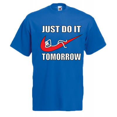Just Do It T-Shirt με στάμπα