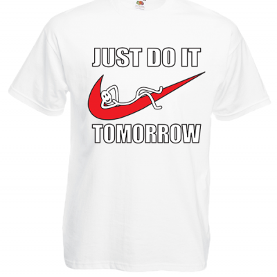 Just Do It T-Shirt με στάμπα