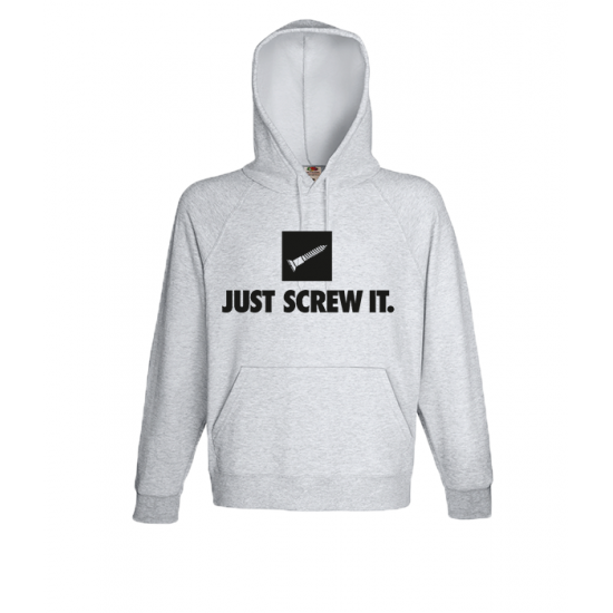 Just Screw It-A7122 Hooded Sweatshirt  with print