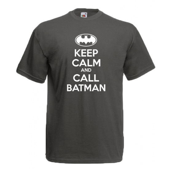 Keep Calm And And Call Batman T-Shirt with print