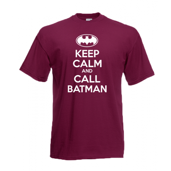 Keep Calm And And Call Batman T-Shirt with print