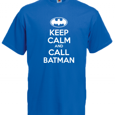 Keep Calm And And Call Batman T-Shirt with print