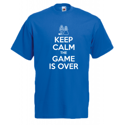 Keep Calm The Game Is Over T-shirt με στάμπα 