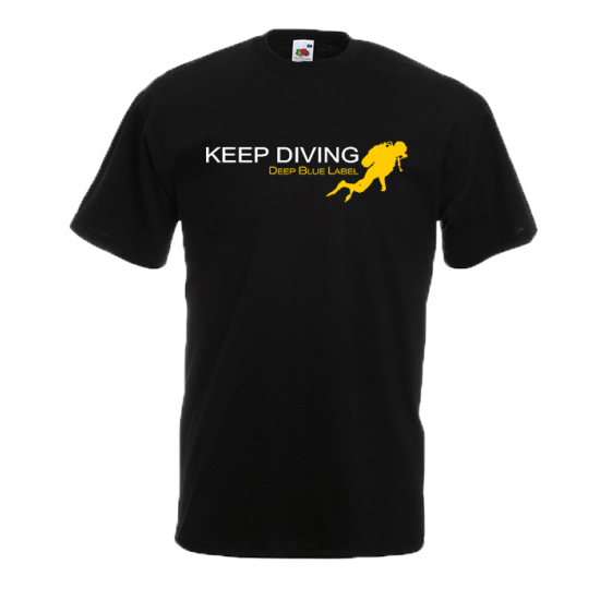 Keep Diving T-shirt με στάμπα 