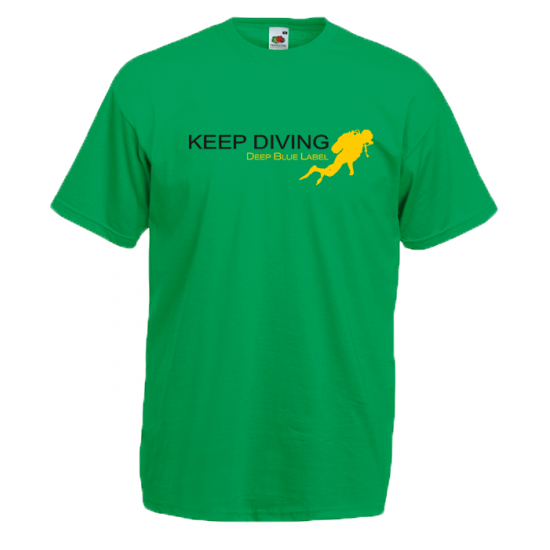 Keep Diving T-shirt με στάμπα 