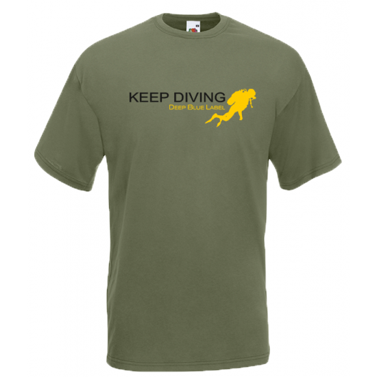 Keep Diving T-shirt με στάμπα 