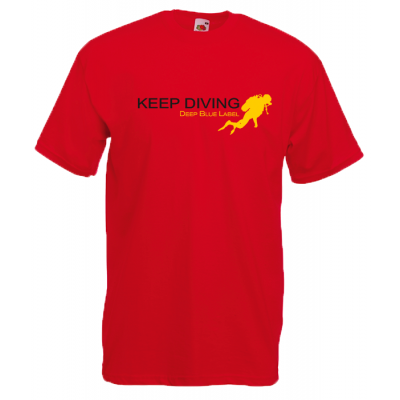 Keep Diving T-shirt με στάμπα 