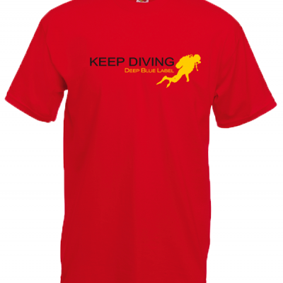 Keep Diving T-shirt με στάμπα 