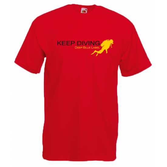 Keep Diving T-shirt με στάμπα 