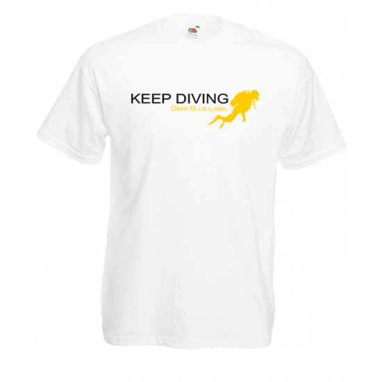 Keep Diving T-shirt με στάμπα 
