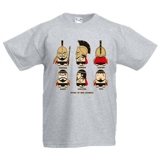 T-Shirt with print King Leonidas-A1882