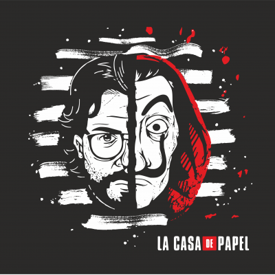 La Casa De Papel 1 T-Shirt με στάμπα
