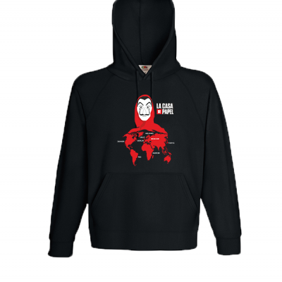 La Casa De Papel ProfessorHooded Sweatshirt  with print