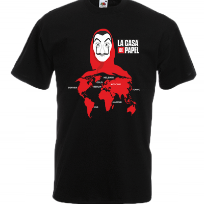 La Casa De Papel Professor T-Shirt with print