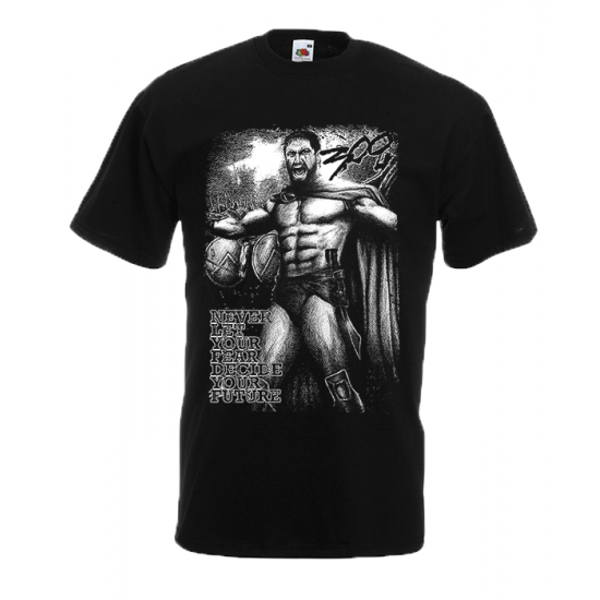 Leonidas 300 T-Shirt με στάμπα
