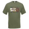 Life Is Great Dogs T-Shirt με στάμπα