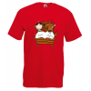 Little Red Riding Hood Bed T-Shirt with print