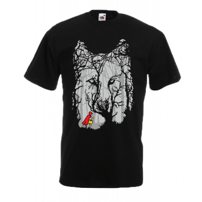 Little Red Riding Hood Woods T-Shirt with print