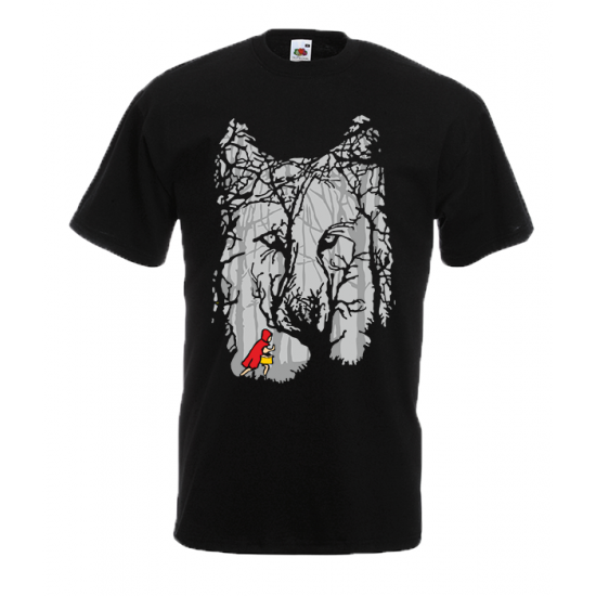 Little Red Riding Hood Woods T-Shirt with print