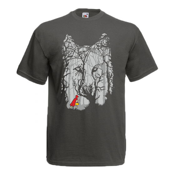 Little Red Riding Hood Woods T-Shirt with print
