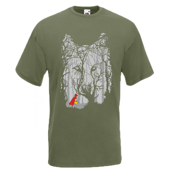 Little Red Riding Hood Woods T-Shirt with print