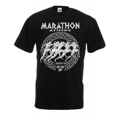 Marathon Circle Big T-Shirt with print