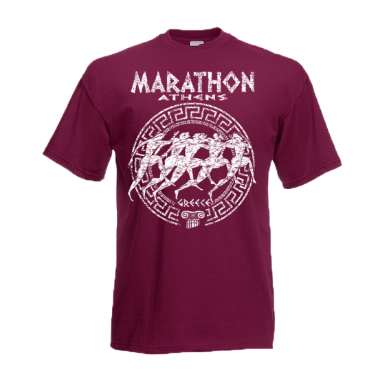 Marathon Circle Big T-Shirt με στάμπα