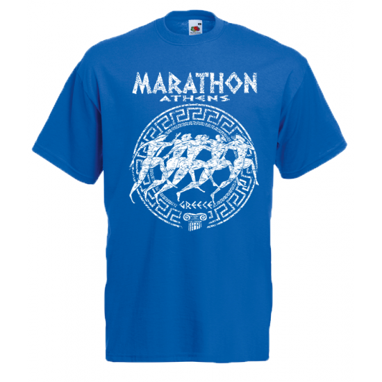 Marathon Circle Big T-Shirt με στάμπα