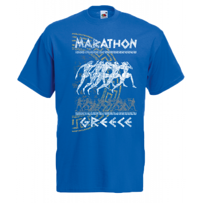 Marathon Greek Key T-Shirt with print