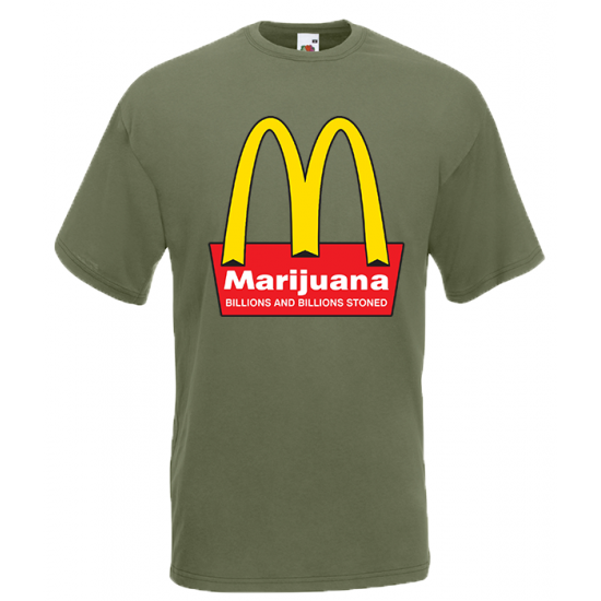 Marijuana T-Shirt with print