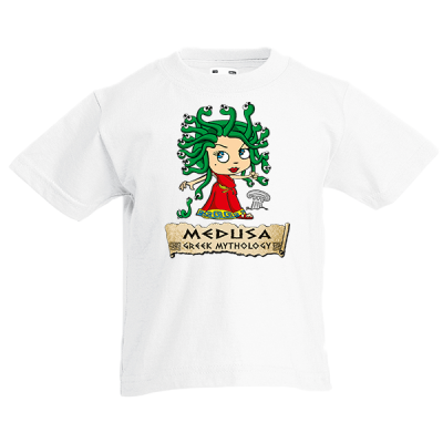 Medusa Kids T-shirt με στάμπα 