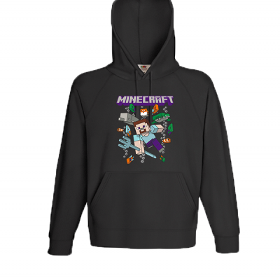 Minecraft Hooded Sweatshirt  with print