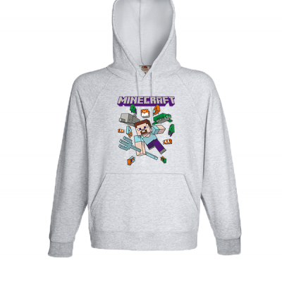 Minecraft Hooded Sweatshirt  with print