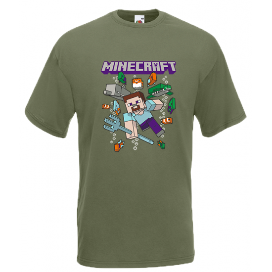 Minecraft T-Shirt με στάμπα