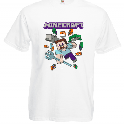 Minecraft T-Shirt με στάμπα