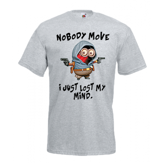 Minions Nobody Move T-Shirt with print