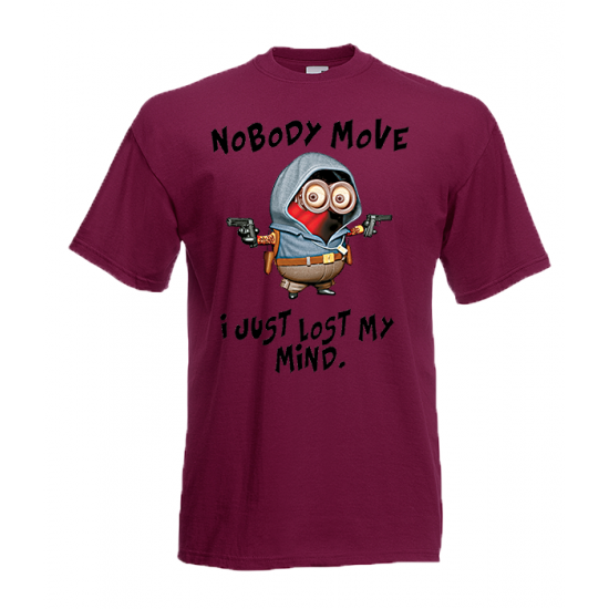 Minions Nobody Move T-Shirt with print