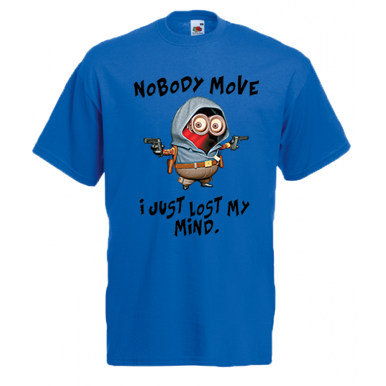 Minions Nobody Move T-Shirt with print