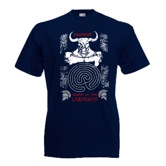Minotaur Of The Labyrinth T-Shirt with print