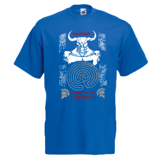 Minotaur Of The Labyrinth T-Shirt with print
