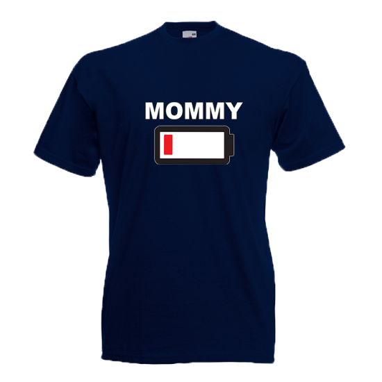 Mommy Battery T-Shirt with print