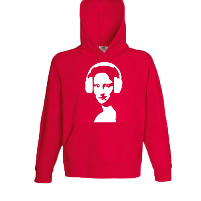 Mona Liza DJ Hooded Sweatshirt  with print