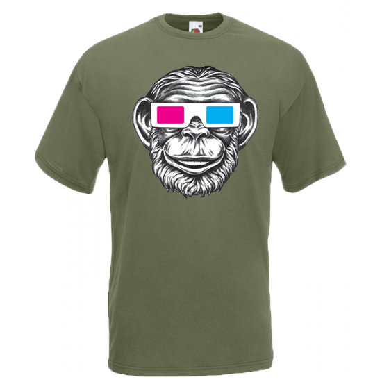 Monkey 3D T-Shirt with print