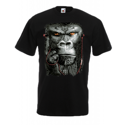 Monkey Piercing T-Shirt with print