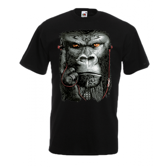 Monkey Piercing T-Shirt with print