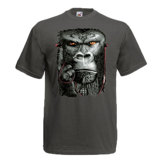 Monkey Piercing T-Shirt with print