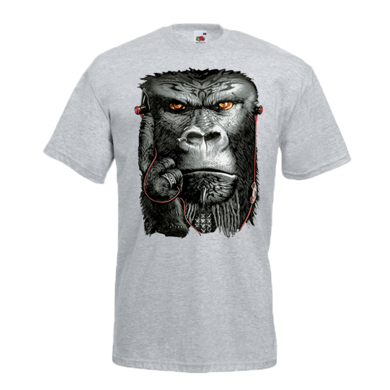 Monkey Piercing T-Shirt with print