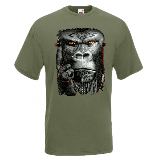 Monkey Piercing T-Shirt with print