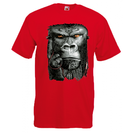 Monkey Piercing T-Shirt with print