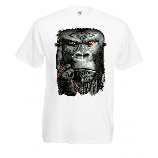 Monkey Piercing T-Shirt with print